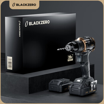 Black zero black zero70n impact hand drill tool box set multi-functional brushless drill dual lithium battery home drill hand drill durable