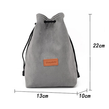 Photography master sheydshi is suitable for mirrorless camera bags, slr protective cases, liner bags, storage bags, canon m6, sony fuji nikon, gray medium velvet model without
