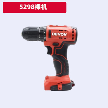 Devon 5298 lithium electric drill brushless rechargeable hand drill electric screwdriver electric drill hand drill electric tool hand turn 5298 (upgraded 5210 bare metal)