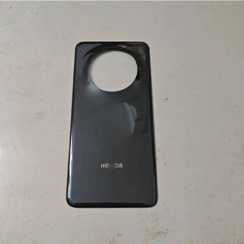 Suitable for honor magic5pro original disassembled back cover, magic 5 zhizhen original back case, second-hand glass battery cover, magic5pro back cover, bright black, disassembled for 99 new without frame