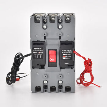 Shunt release auxiliary contact alarm contact cdm3 cdm3s-63 125 400/630 fire strong cut shunt release dc24v cdm3/cdm3s-160/250