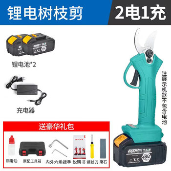 Dayi ruishi dayi electric scissors rechargeable garden fruit tree pruning shears tree lithium electric branch shears german brushless 2024 branch shears 48 two batteries one charge