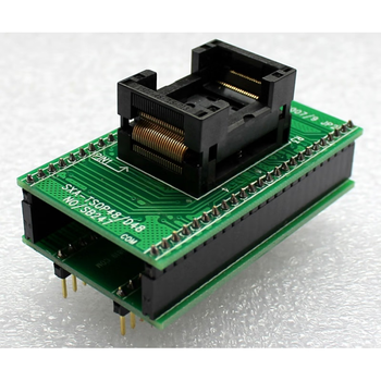 Double contact gold-plated tsop48 programming socket sb247-b005/zy248a programming socket tsop48 to dip48 sb247-b005