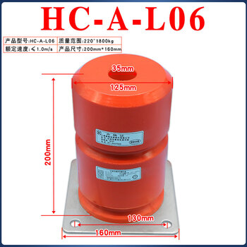 Yue changsheng green shield elevator buffer polyurethane universal ld-hc-l12/l7/l17/l3/l4 pit pad with certificate red hc-a-l06 125x200 with base