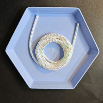 Umipa mobile phone data cable winding protection rope apple oppo huawei vivo anti-break charging cable protective cover cable laser white 1.6 meters 2 pieces suitable for two meters charging cable-universal