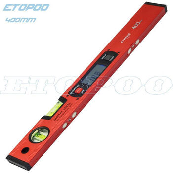 Huoto400mm0.1 degree aluminum alloy overall digital display spirit level 400mm spirit level red dc08r