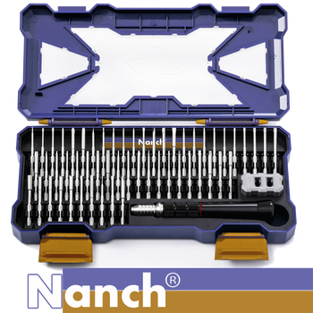 Nanqi nanch 55-in-1 precision combination screwdriver mobile phone computer toy drone camera electrical appliance digital disassembly machine 55-in-1 changchun blue version
