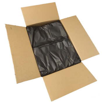 Haidafeng fully biodegradable environmentally friendly garbage bag flat mouth black customized model 100*120 3.5 silk 200 units box