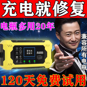 2025 upgraded battery repair artifact universal pulse automatic extension of battery life for two and three-wheel electric vehicles 2025 upgraded battery repair device-voice broadcast