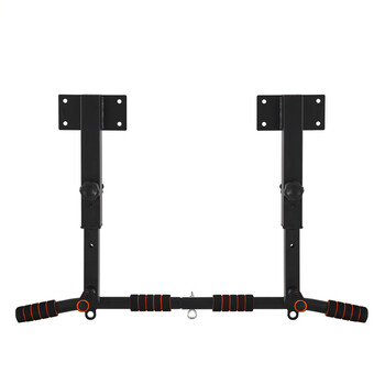 Shangqimai pull-up device home horizontal bar indoor wall-mounted thickened punched boom hanging top-mounted fixed fitness single bar side beam adjustable black