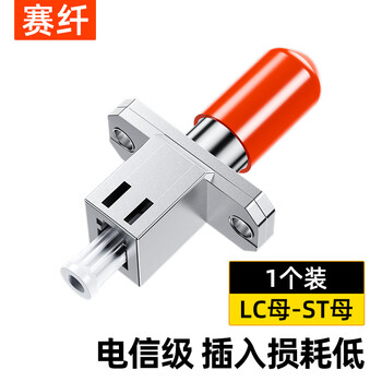 Sai fiber fiber optic adapter lc-st double female head carrier grade fiber optic coupler round to square head optical power red light pen docking connector flange extender
