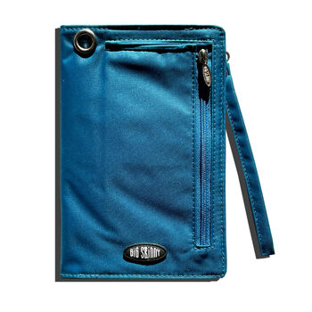 Big skinny women's plus size myphone folding wallet ocean blue 0.64cm*10cm*19cm
