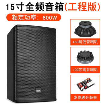 Ytfy voice of berlin high-quality professional speakers stage performance home karaoke bar private room ktv conference room audio xs15 15-inch 460 magnetic engineering version speaker (single)