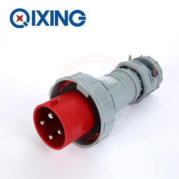 Qx qixing 3-pin 4p5-pin 63a industrial plug waterproof plug socket qx1128qx1114qx209 4-pin 63a plug qx1110