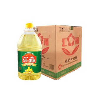 Huifu (hopefull) first-grade soybean oil 5l*4 full box sales