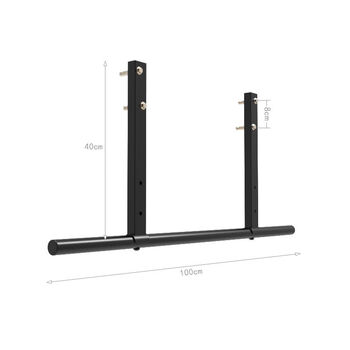 Eastscope east cross beam side beam surface pull-up device wall-mounted children's swing horizontal bar stainless steel home indoor k13040 steel full straight bar no handle