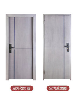 Wen yijia foshan aluminum alloy room door home anti-theft bedroom door soundproof indoor study door single door swing door full set aluminum alloy 631 style 88*205*13 left lock inner opening