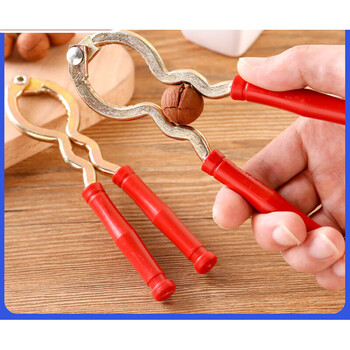 Fat donglai's same metal walnut clip for peeling walnuts, stainless steel fruit opener, walnut pliers, walnut clipper, bare makeup 300/box