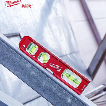 Rsrddymilwaukee imported level ruler with magnetic high-precision balance ruler 180mm three blisters total length 180mm three blisters
