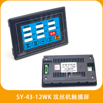Wen yijia cnc electric tapping machine touch screen servo tapping machine operation panel maintenance motor driver control sy-43-12wk