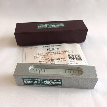 Japan's daling spirit level precision mini 524das4010.020.50.1mm ok brand obishi japan's daling-as401 sensitivity 0.02mm/m