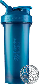 Blender bottle protein shaker cup sports fitness water cup portable blending cup ocean blue 28 oz. (approx. 828 ml)
