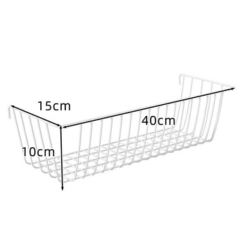 Qi'an round hole hole board 1.6 hole center distance accessories full layer board hanging basket hole board box hook can be customized large white hanging basket cm 40*15*10cm