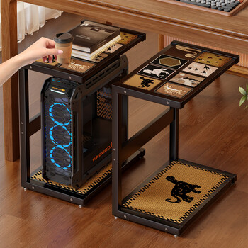 All for e-sports room computer host bracket floor-standing household under-desk trolley multi-layer multi-functional chassis base storage rack inner height 48 long 44*width 24*height 54cm