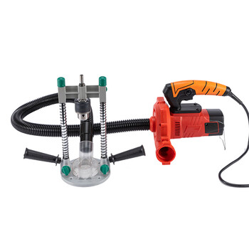 Tezhong electric drill stand hand drill converts to bench drill lithium electric drill multifunctional adjustable vertical positioning drilling auxiliary tool upgraded stand + dust cover + vacuum cleaner