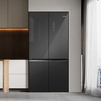 Homa 606 liter large capacity four-door double-door household refrigerator first-class dual-frequency ag sterilization + cryogenic quick freezing standard