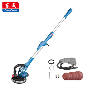 Dongcheng wall grinder telescopic long pole self-priming sand wall machine wall polishing machine s1f-ff04-225