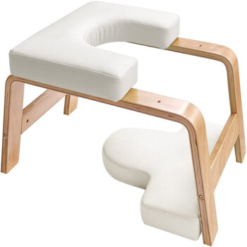Mi xiaomi pepper inversion stool inversion magic yoga wangou same style solid wood auxiliary chair head stretch frame multifunctional home fitness white