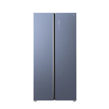 Tcl r550p10-s double-door large-capacity refrigerator air-cooled frost-free intelligent frequency conversion three-system cycle r550p10-s crystal glaze blue preferential grade product