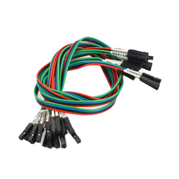 Gravity 4pin female header with i2c/uart logo dupont line 30cm