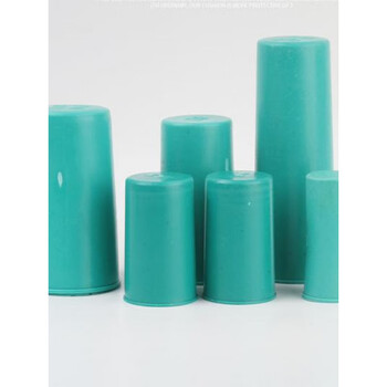 Sailoto extended steel bar protective cap threaded protective cover steel bar cap steel bar protective cover steel wire head long protective cover 16 extended protective cap 5 cm 1000 black green