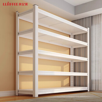 Meiyilai household shelf storage rack multi-layer floor-to-ceiling wall storage rack supermarket warehouse balcony kitchen carbon steel storage rack 4-story height 160cm all steel thickened store manager recommended length 120cm width 40cm
