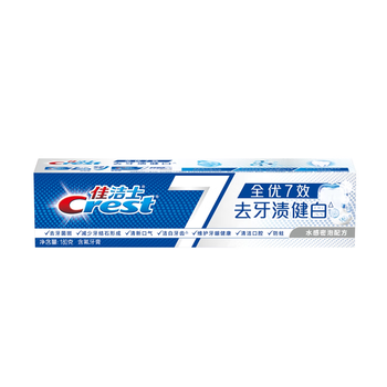 Crest totally excellent 7-effect stain remover and whitening toothpaste 180g