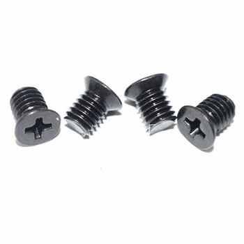 Ni zhier small head screws countersunk head screws precision cross flat head screws nickel plated/black 5.0/5.5/6/6 m4*10*5.5 (one thousand pieces)