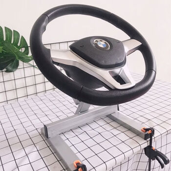 Gongma driving school driving simulator car driving practice steering wheel driving simulator subject 2 and 3 driving license test light gray