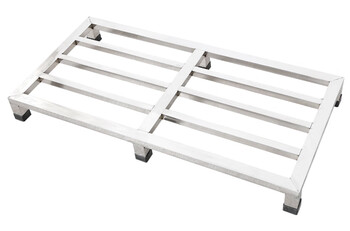 Stainless steel bracket washing machine base moisture-proof storage rack refrigerator elevated shelf wooden cabinet base flower pot drag rack 120*30*10 thickened 6 legs