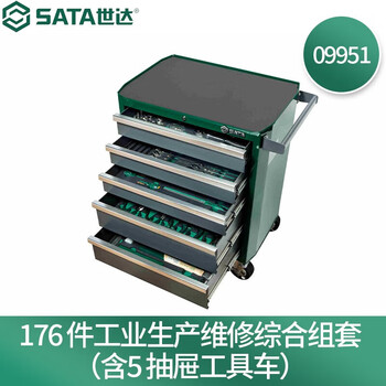Sata tool set 09950 09951 maintenance comprehensive tool holder 09919 09922 95207s auto repair 0995 09951/176 pieces industrial production maintenance comprehensive set