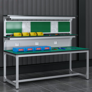 Kegan diy aluminum alloy anti-static workbench aluminum profile operating table computer table workshop factory assembly line assembly table repair table can be customized including accessories 2000*800*1600