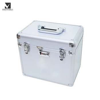 Zhio feitian aluminum alloy password box six bottles of liquor box storage gift box packaging box portable collection metal box silver