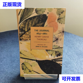 The journal of henry david thoreau 1837-1861 second-hand book