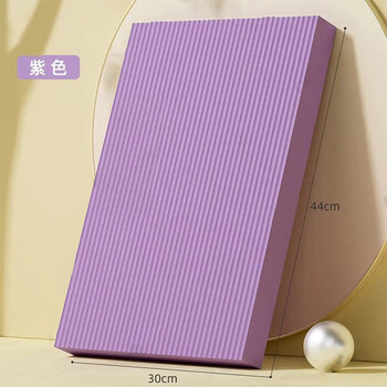 Shushikang men's and women's abdominal wheel special pad fitness mat thickened and widened non-slip sports training floor mat home kneeling mat yoga mat youmang purple 44cm*30cm*40mm thickened version