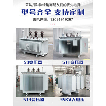 S20 oil-immersed power transformer 250/630kva box-type substation transformer scb14 dry dry wipe transformer oil-immersed transformer