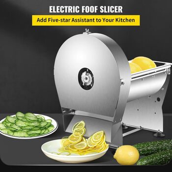 Funwudou electric vegetable slicer silver
