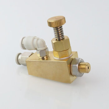 Wen yijia brass air atomization nozzle fine atomization stripper injection device edge banding machine cleaning agent nozzle slope adjustable siphon atomization nozzle (direct head +