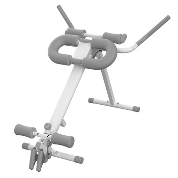 Wanda kang four-in-one multi-function rowing machine home fitness equipment foldable belly slimming artifact light gray