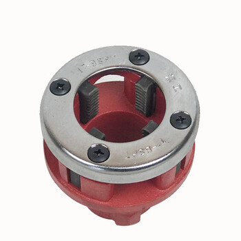 Rsrddy pipe twisting plate manual threading machine die threading machine hand-held threading tool manual threading machine galvanized pipe 62 type 4 points single head with die